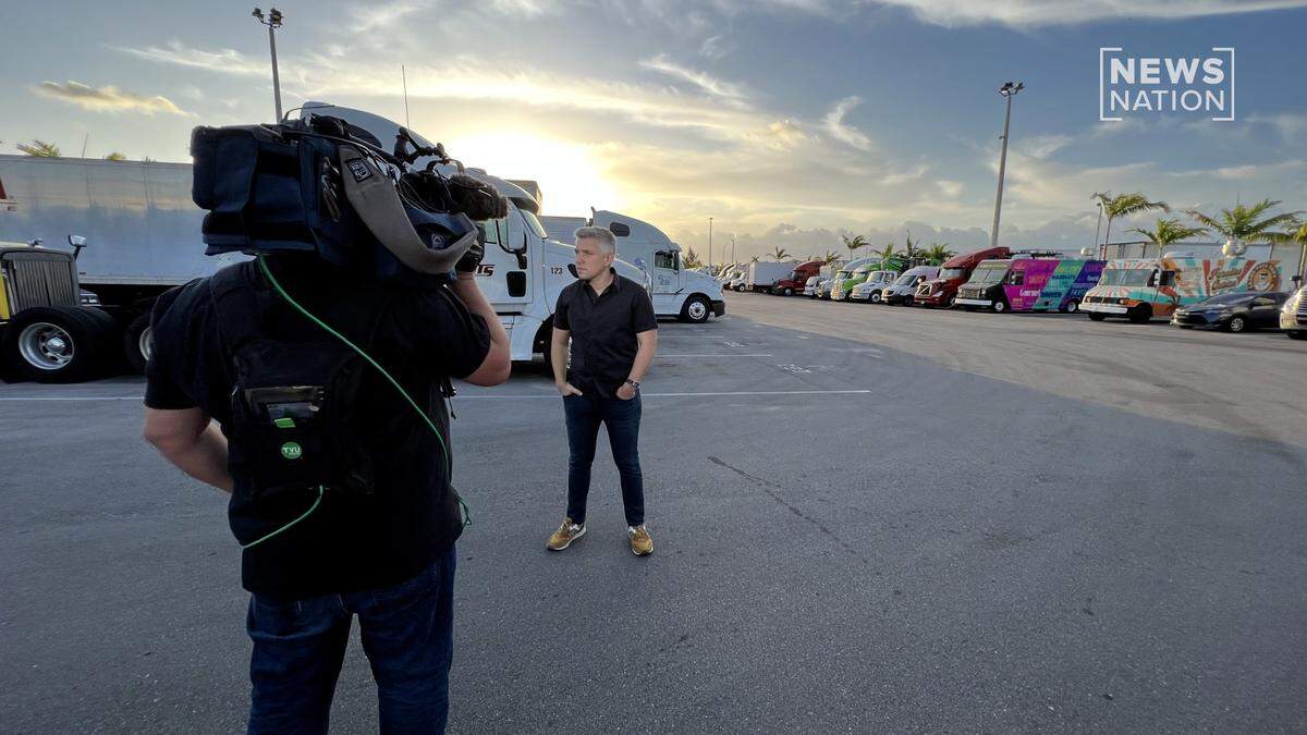 Brian Entin in the field