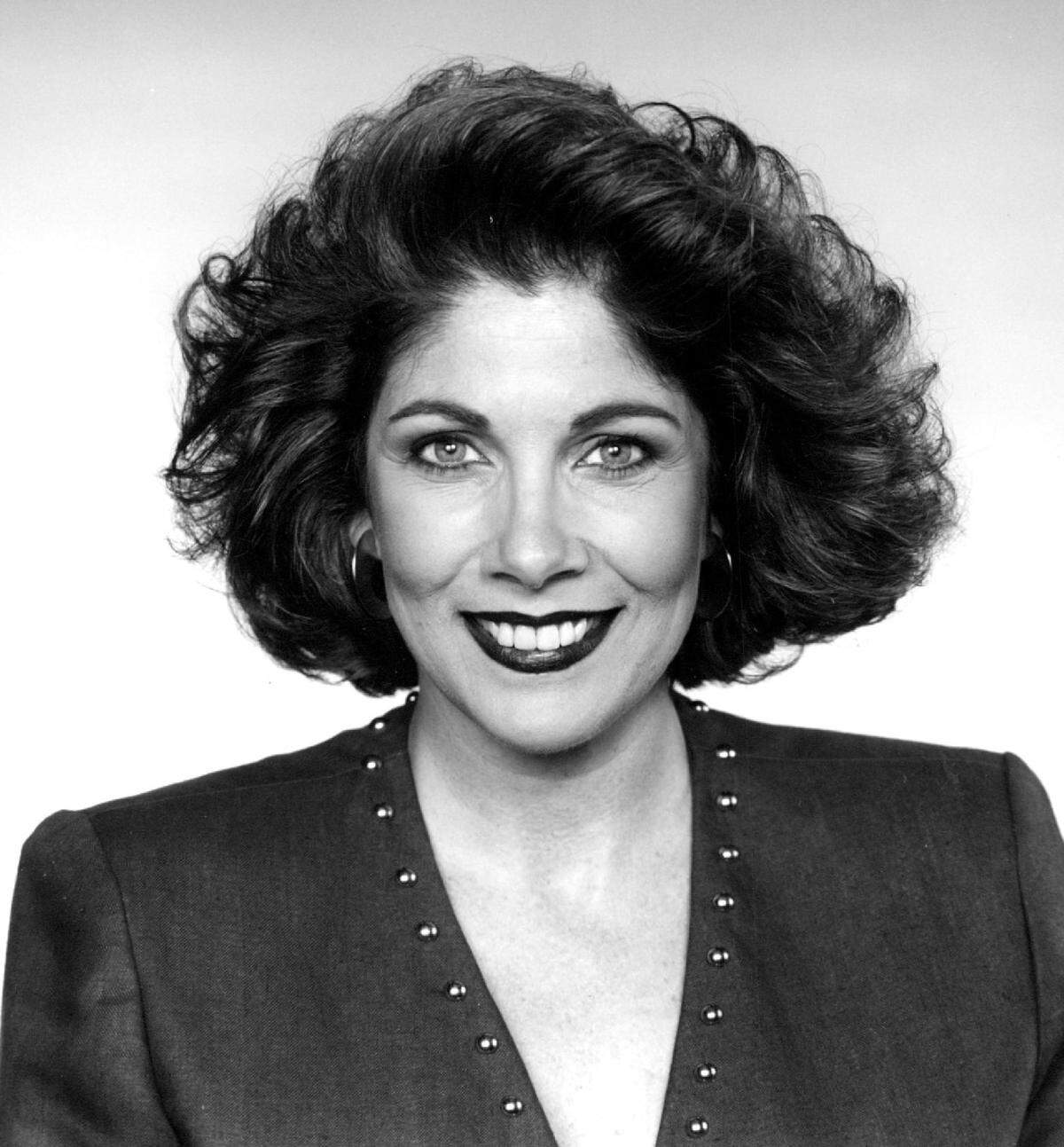 Ana Azcuy at Channel 10 in 1994.