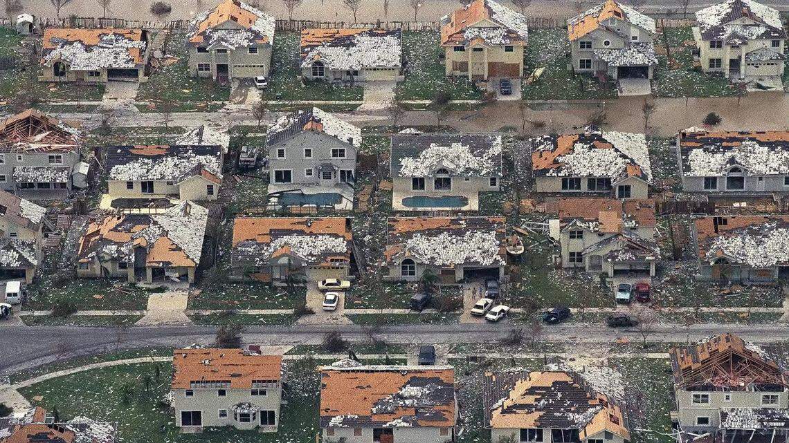 In August 1992, Hurricane Andrew hit South Florida with sustained winds as high as 165 mph.
