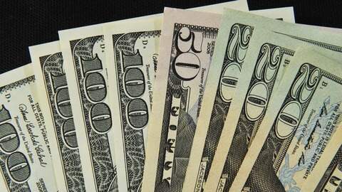 close up us dollar bills