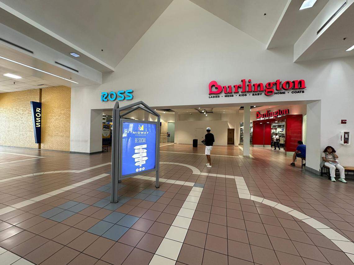 A Ross Dress for Less and Burlington clothing store shares space as two anchors of Midway Crossings in West Miami-Dade on Flagler Street just off the Palmetto Expressway on May 30, 2024.