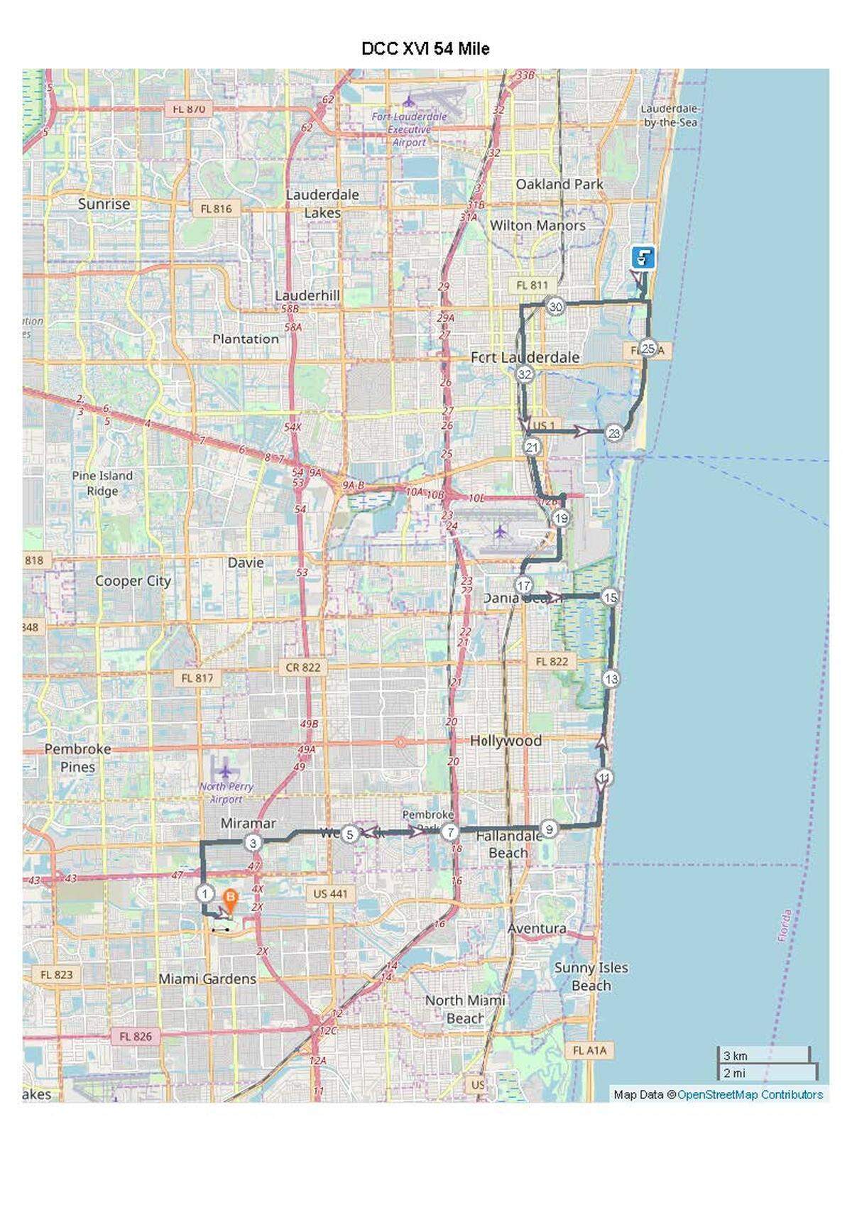 54-mile Zach Thomas Ride.