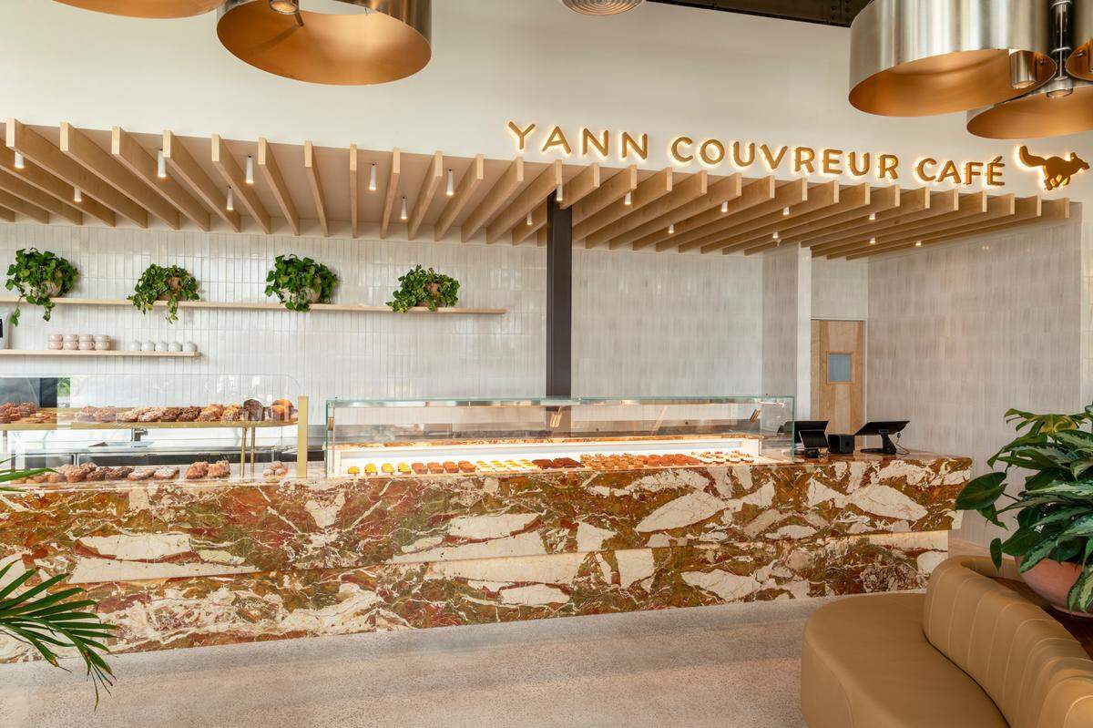 The counter at Yann Couvreur Café in Wynwood.