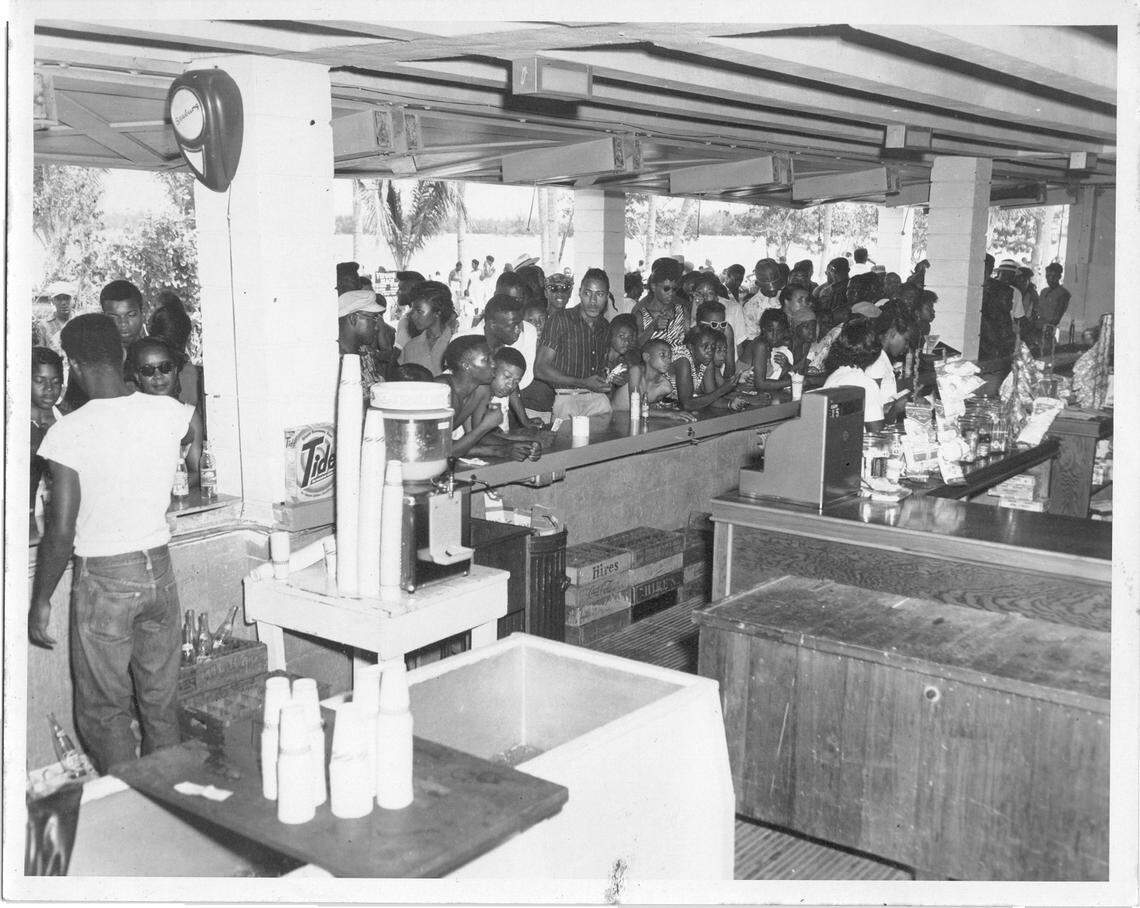 The snack bar at Virginia Key Beach Park in Miami was known for its famous corn dogs.
