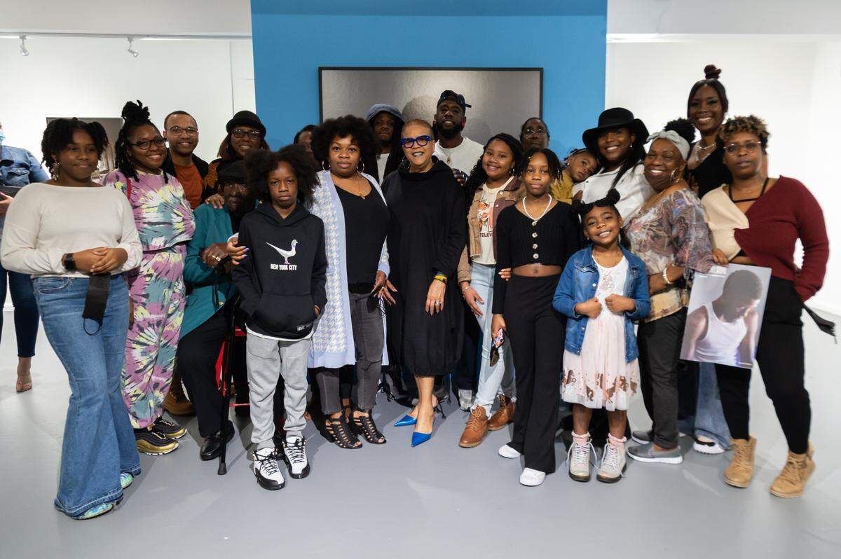 Roscoè B. Thické III, Rosie Gordon-Wallace, and family.