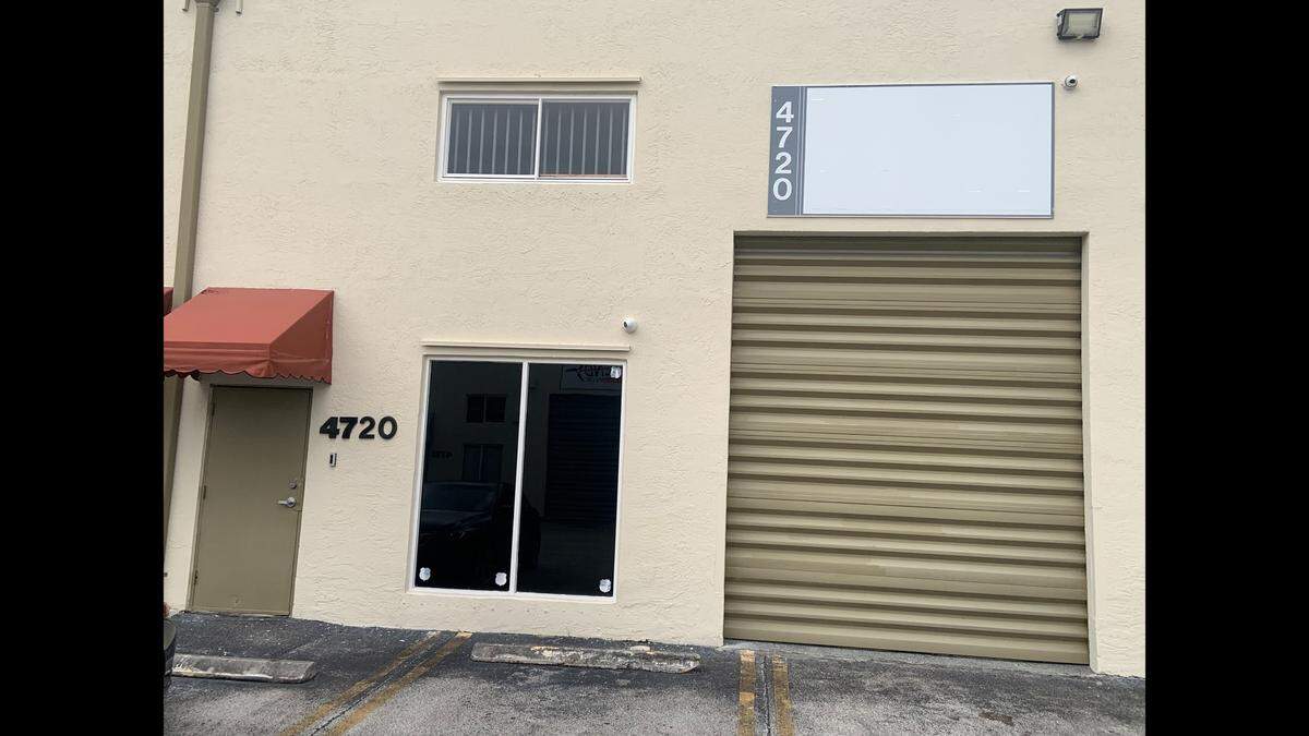 The official address of Pedro Iriarte’s Leading Public Adjusters One, 4720 SW 74th Ave. in West Miami-Dade
