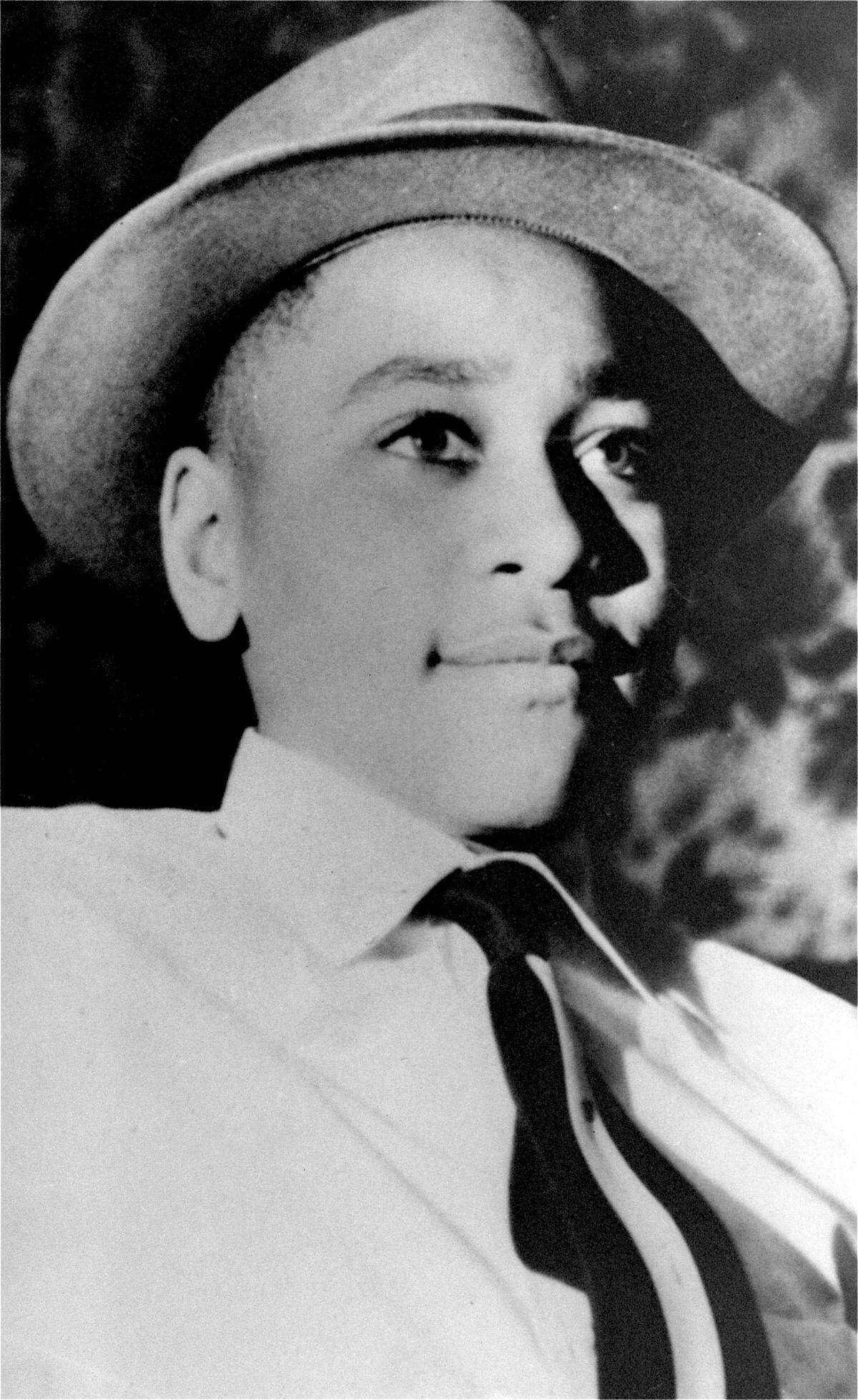 This undated file photo shows Emmett Louis Till, whose lynching in 1955 became a catalyst for the civil rights movement. A preservation group wants the Chicago home where Emmett Till once lived to receive landmark status.