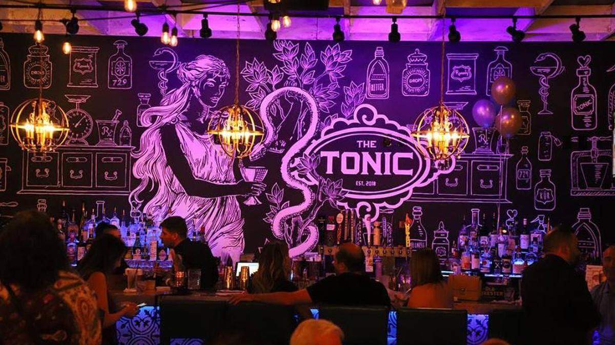 The Tonic bar inside of Yumbrella Food Hall.