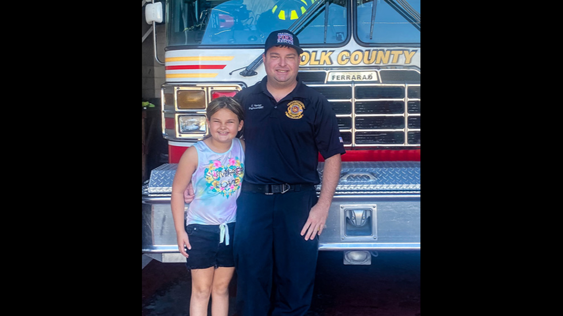 “Her concern for helping someone else experiencing a medical emergency is an amazing thing,” officials said.