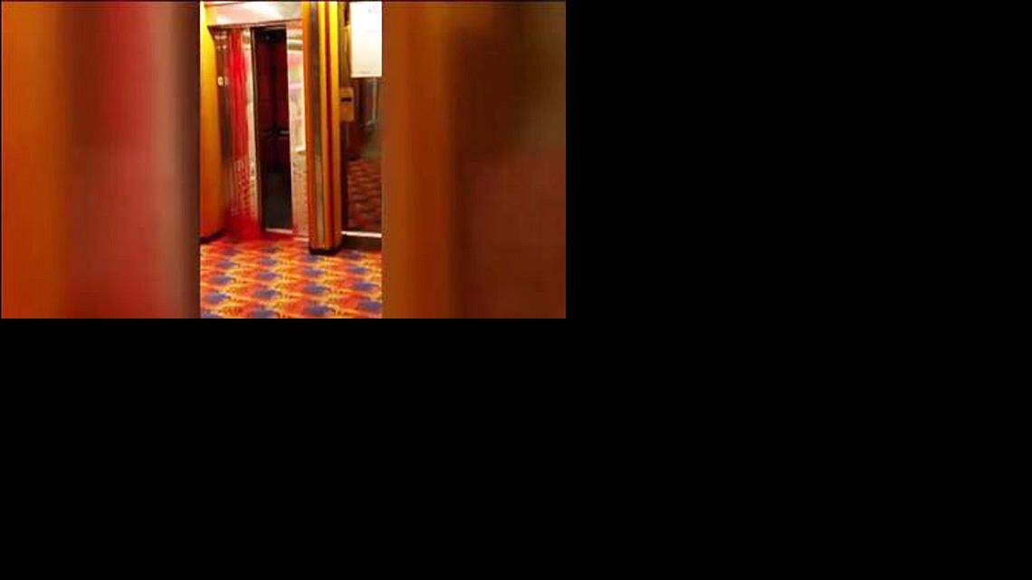 WARNING: GRAPHIC IMAGE Video shared by a Florida passenger on a cruise, shows blood dripping down from the elevator door.