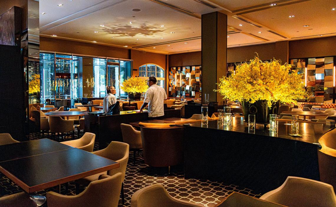 The Bourbon Steak Miami restaurant by Michael Mina at the JW Marriott Turnberry Resort and Spa on Thursday, August 15, 2024 in Aventura, Fla.