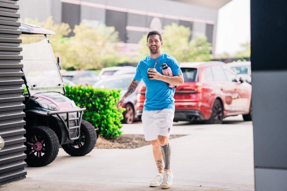Lionel Messi returns to Inter Miami training camp to prepare for the Club World Cup opening match Saturday at Hard Rock Stadium after playing for Argentina in World Cup qualifying matches.