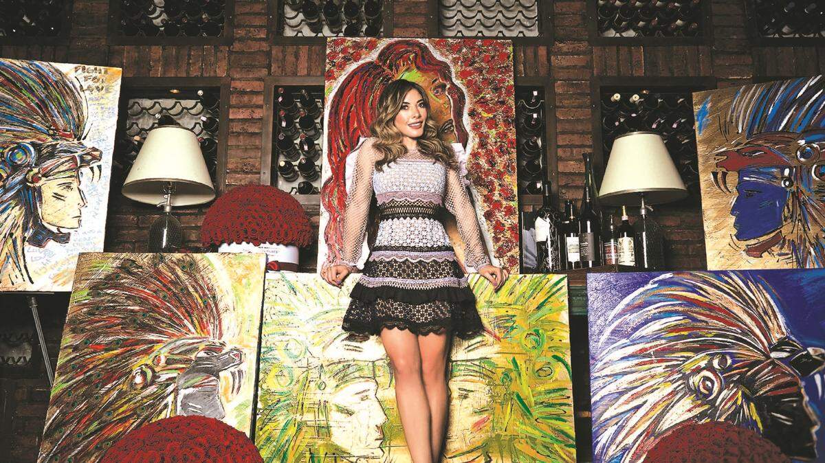 Meet Mexican artist Gilda Garza at Bar Bevy during Art Basel Miami Beach.