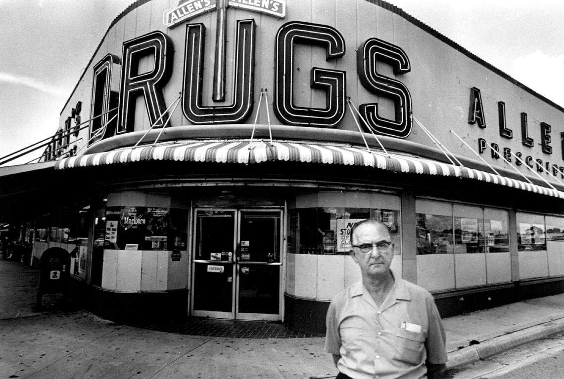 The Mr. Allen behind Allen’s Drug Store.