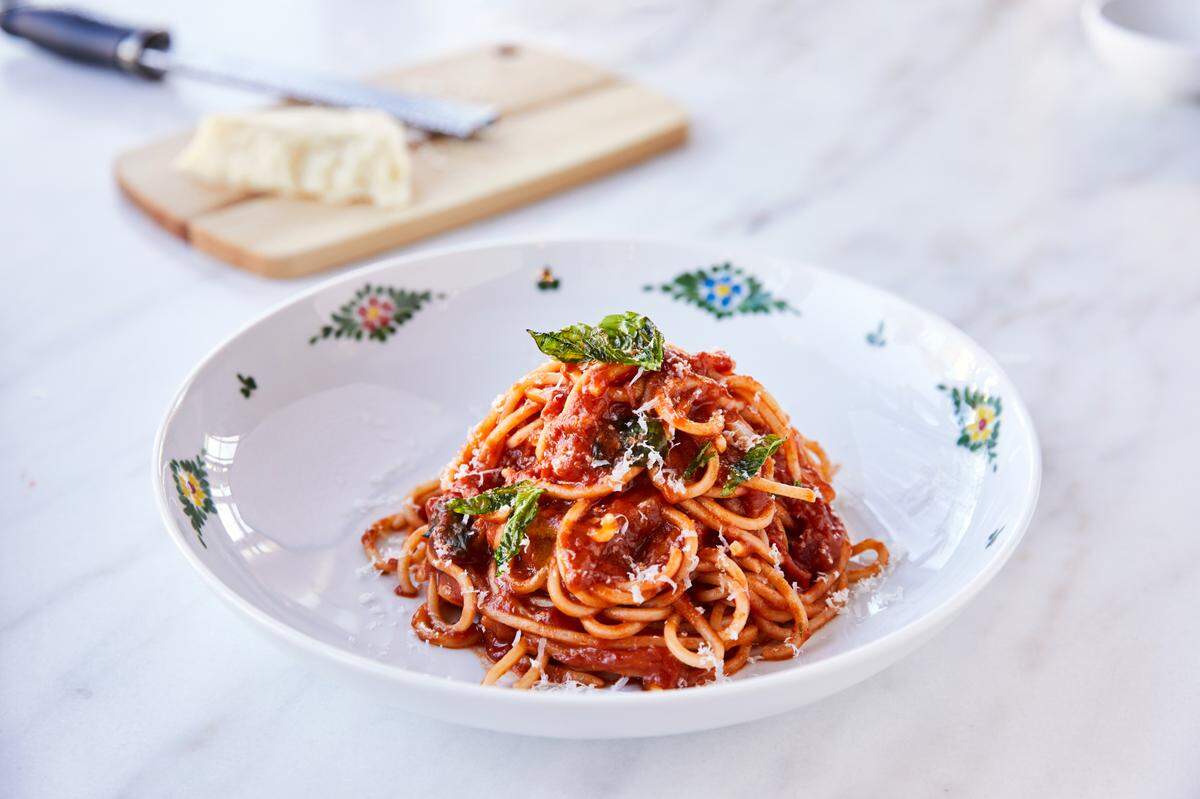 Not surprisingly, pasta is a specialty at the Italian restaurant Osteria Morini.