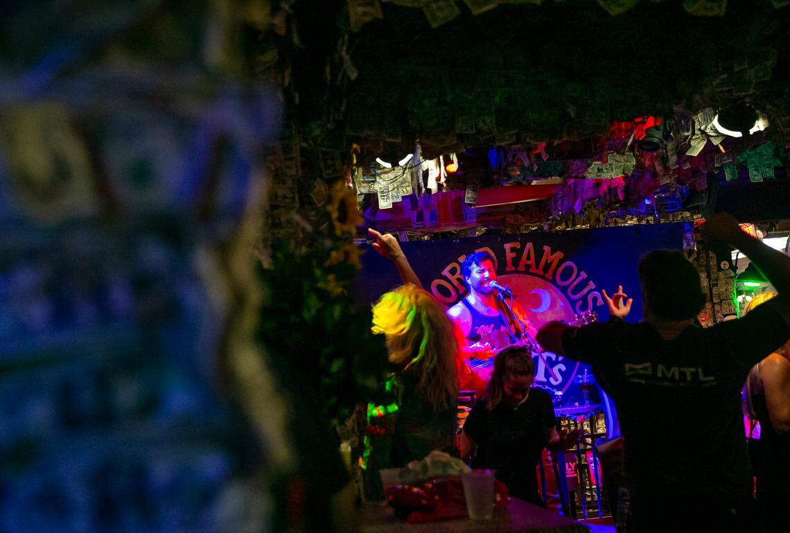 Jack Wolf performs at Willie T’s in Key West on Dec. 10, 2021.