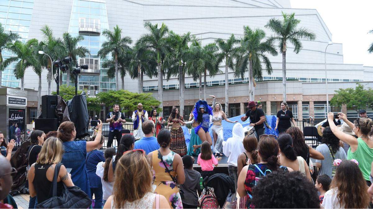 At the big ArtsLaunch event Sept. 8 at the Adrienne Arsht Center, young people enjoyed performances from this season’s operas, including “Frida,” “La Bohème,” “Werther,” and “Le Nozze di Figaro.”