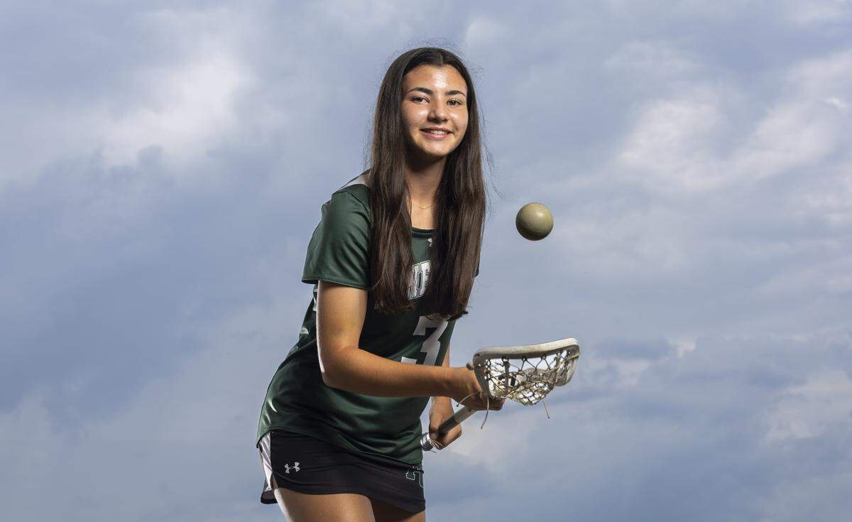 Julia Hlatki, Lacrosse, Pine Crest School. All-Broward players photographed at Brian Piccolo Sports Park on Wednesday, May 13, 2026, in Cooper City, Fla.