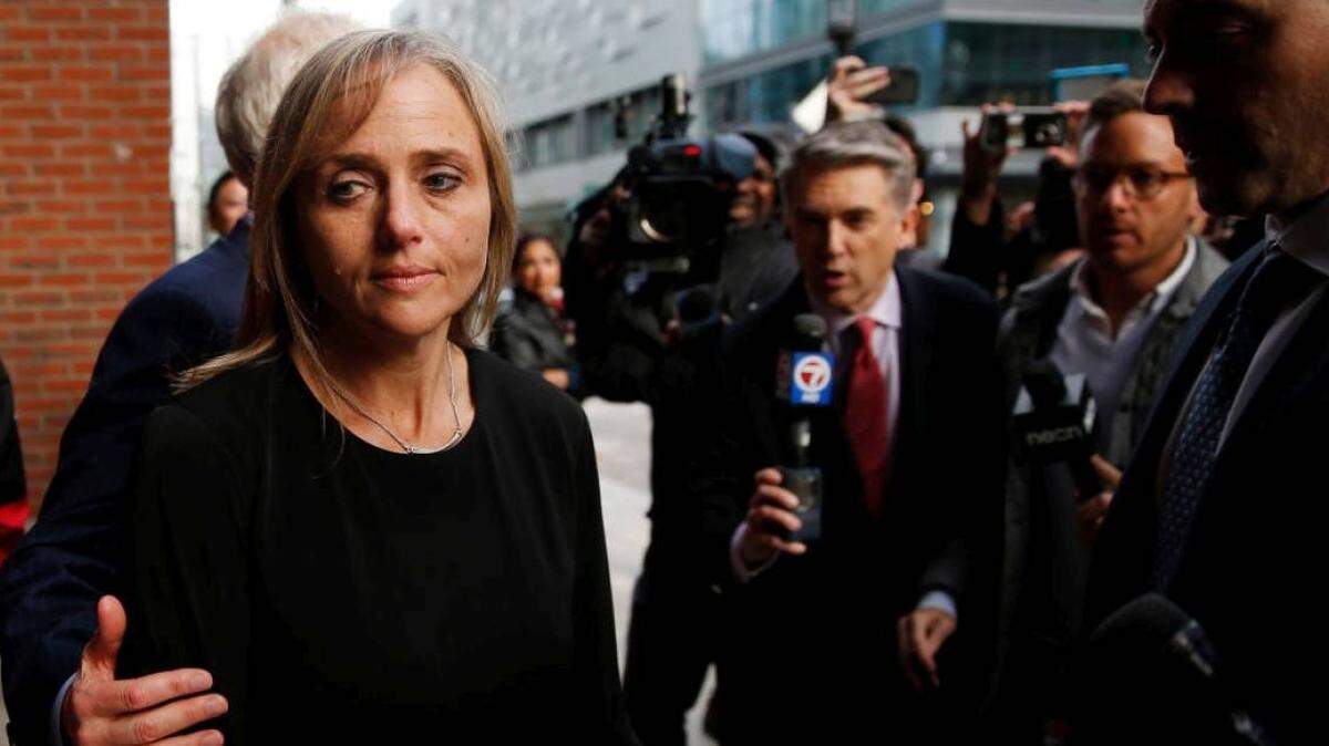 Newton District Court Judge Shelley Joseph, leaves Federal Court in Boston. She was indicted on obstruction of justice charges for allegedly helping an undocumented immigrant evade a federal agent who appeared at the courthouse to detain him.