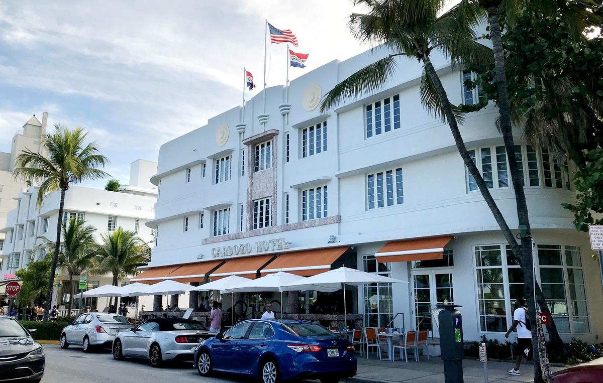 The Cardozo Hotel on Ocean Drive and 13th Street in Miami Beach will reopen on May 15 after a four-year, $15 million renovation.