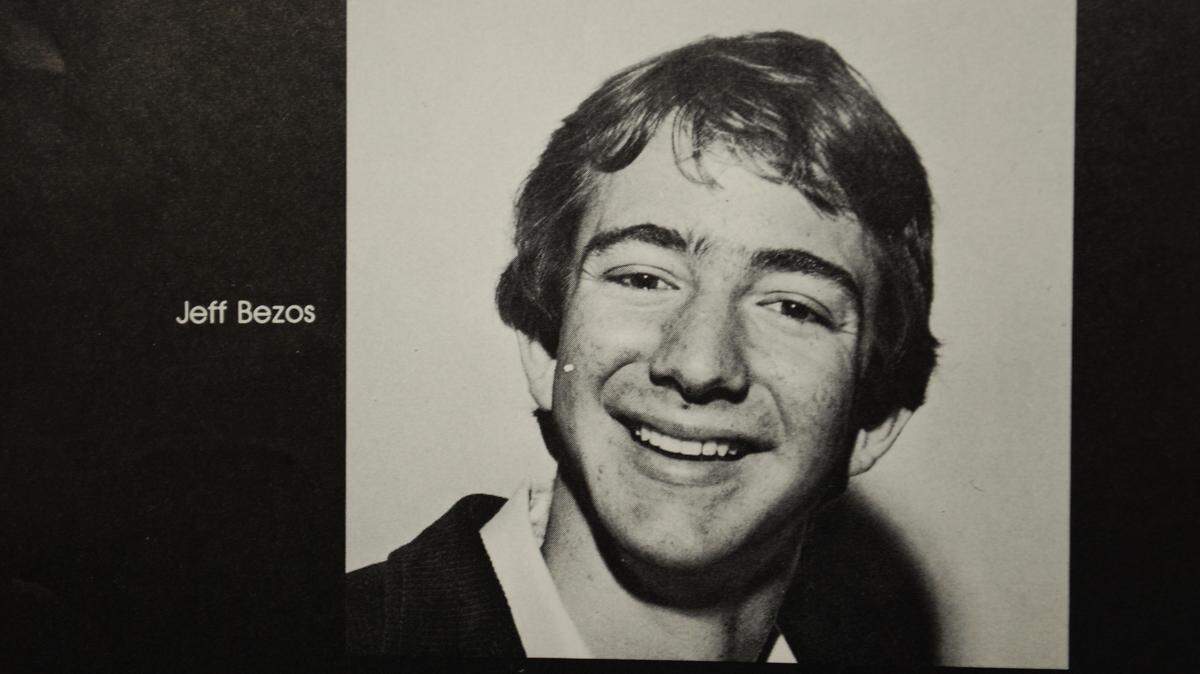 Jeff Bezos as a student