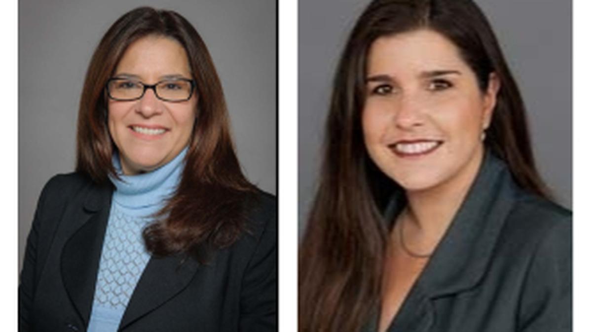 Elizabeth Béjar (izq) fue nombrada el viernes la primera hispana en la historia de FIU en llegar a rectora interina. Aimé Martínez (der) ,fue ascendida el viernes a directora financiera interina y vicepresidenta de Finanzas y Administración.