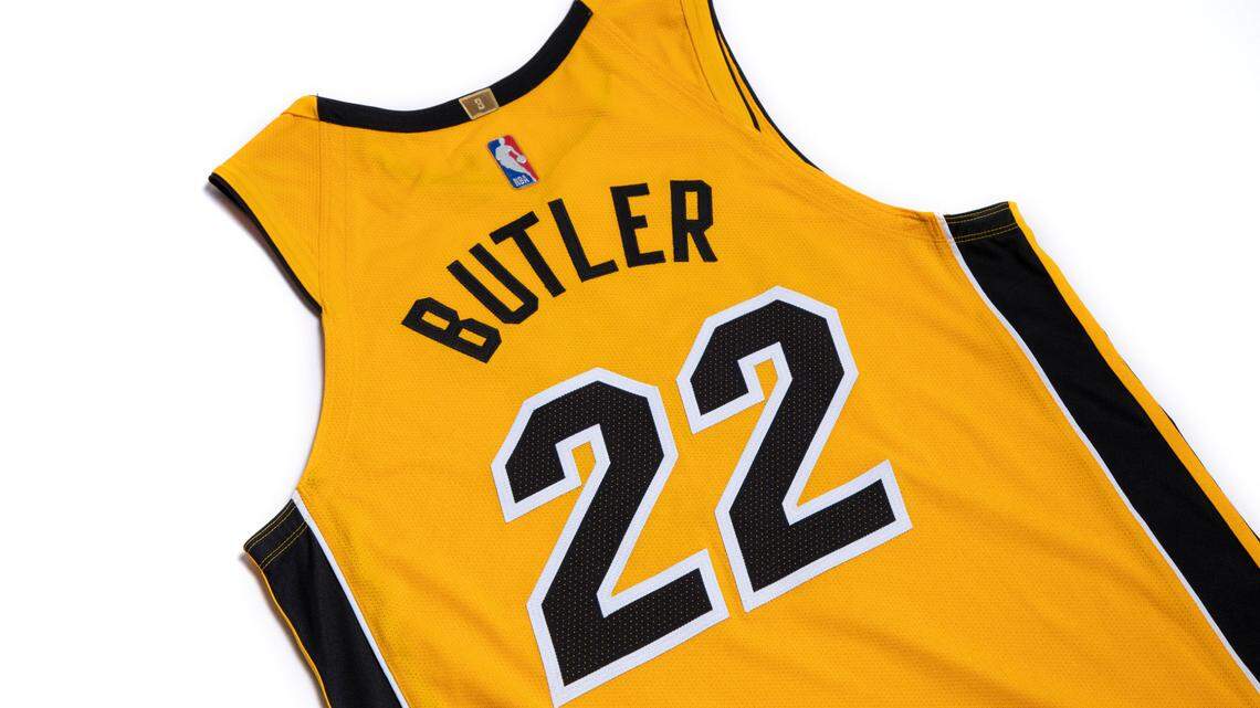 jimmy butler nike trophy gold swingman jersey