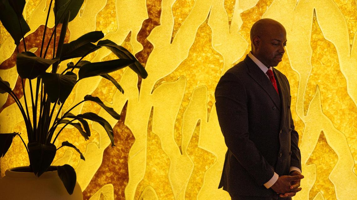 Evans St. Fort, business owner and funeral director, was photographed at St. Fort’s Funeral Home on Thursday, May, 29, 2025, in North Miami Beach, Florida.