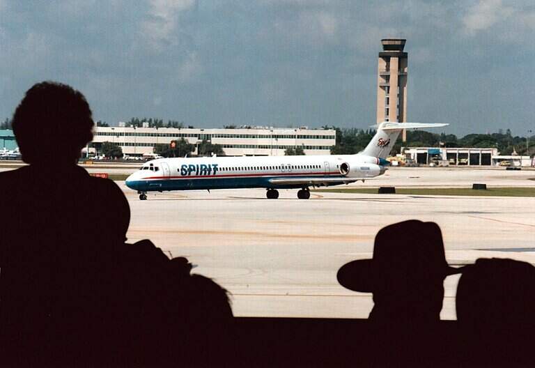 How Spirit Airlines changed colors over the years | Miami Herald