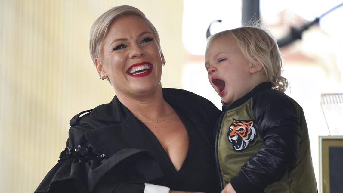 Pink and son Jameson both had COVID-19 in March 2020.