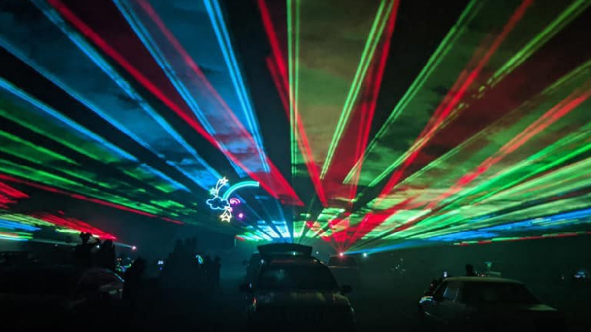 A drive-in laser light show is coming this weekend with pop and classic rock, including a tribute to Van Halen.