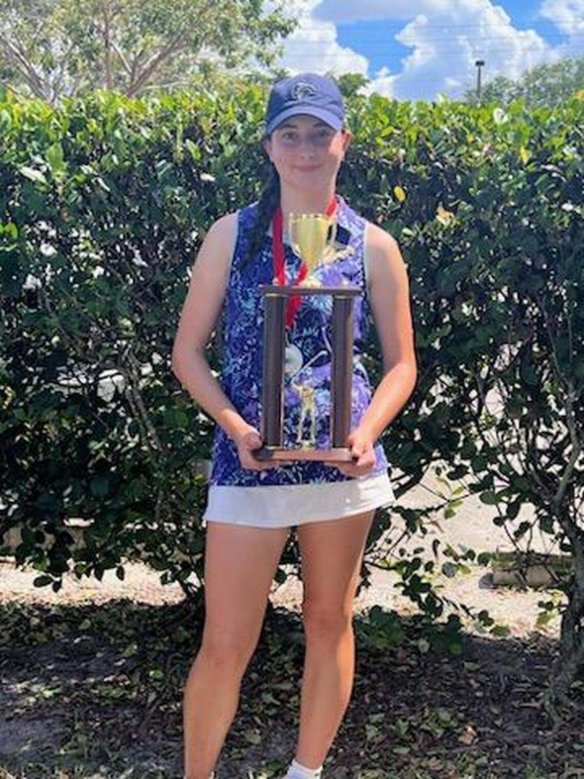 Palmer Trinity’s Remi Bacardi won the Youth Fair girls’ golf Invitational individual championship after shooting a 4-under 66 at Country Club of Miami on Wednesday.