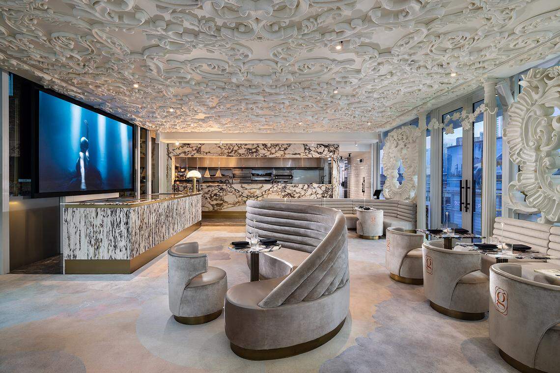 In the baroque Dream Room is an open and interactive kitchen that will present exclusive experiences for guests.