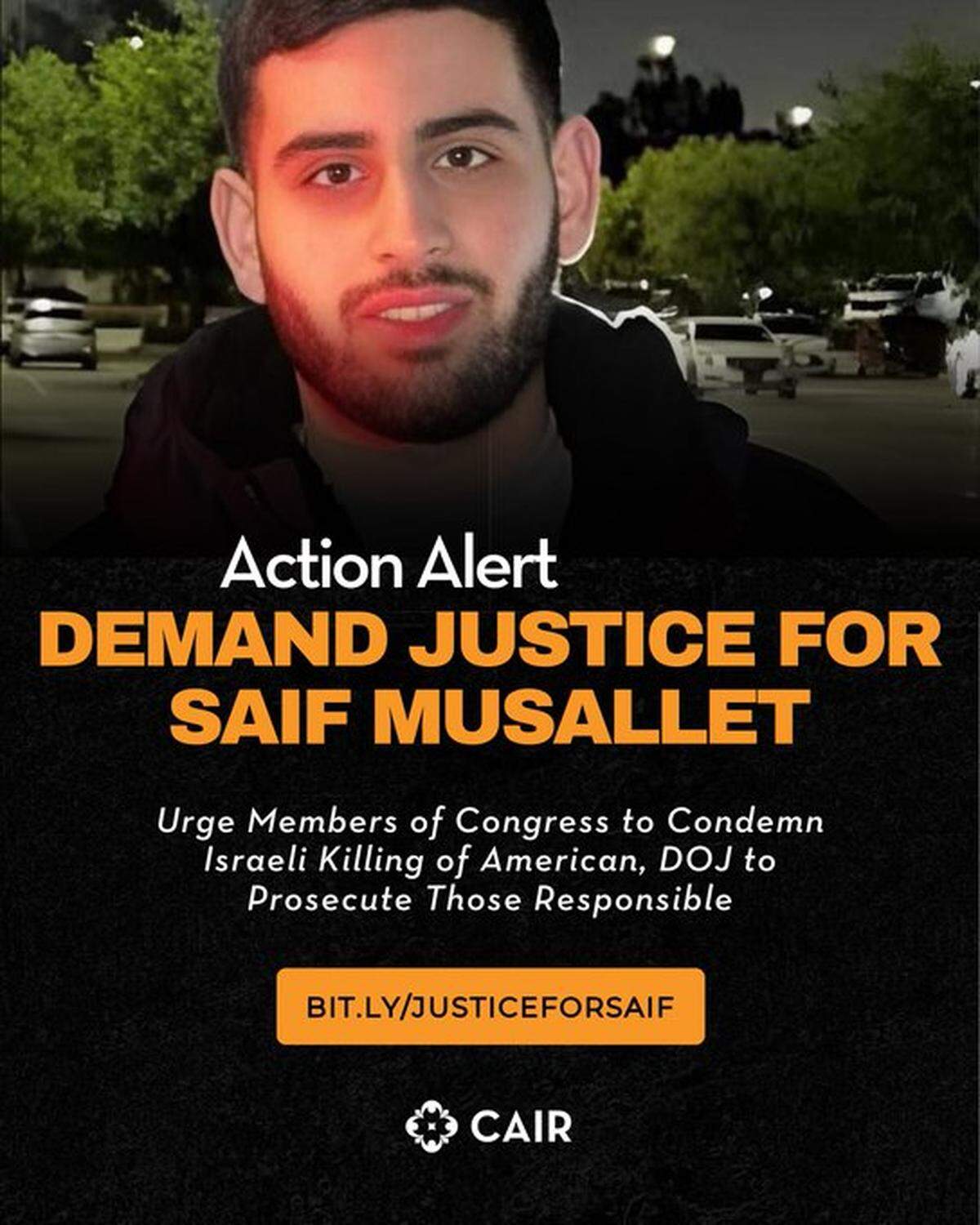 The Florida chapter of the Council on American-Islamic Relations is calling for an investigation into the killing of a 20-year-old Florida citizen who was visiting family in the West Bank and protesting the building of an illegal Israeli settlement in a Palestinian village.