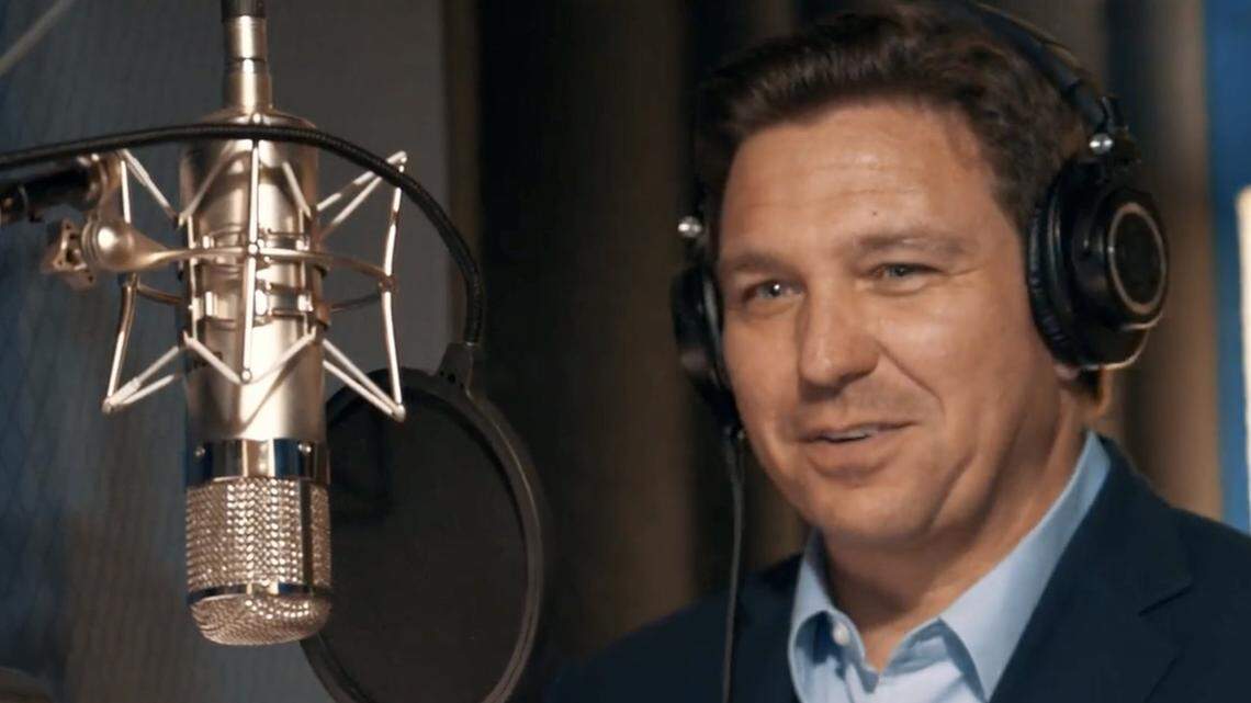 Gov. Ron DeSantis gets an earful.