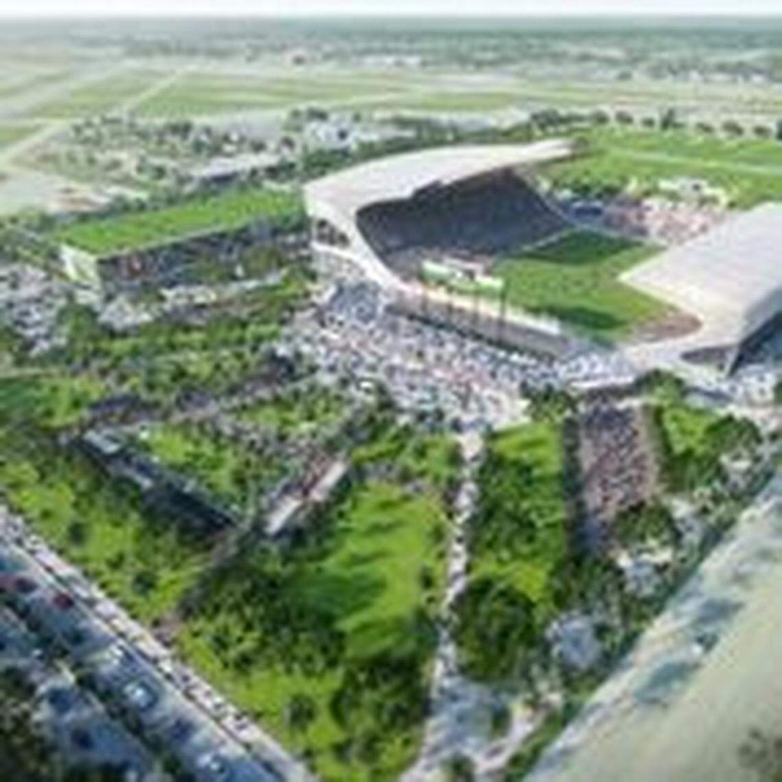 David Beckham and Jorge Mas are proposing that Inter Miami play its first two seasons -- 2020, 2021 -- at a newly-built Lockhart Stadium in Fort Lauderdale.