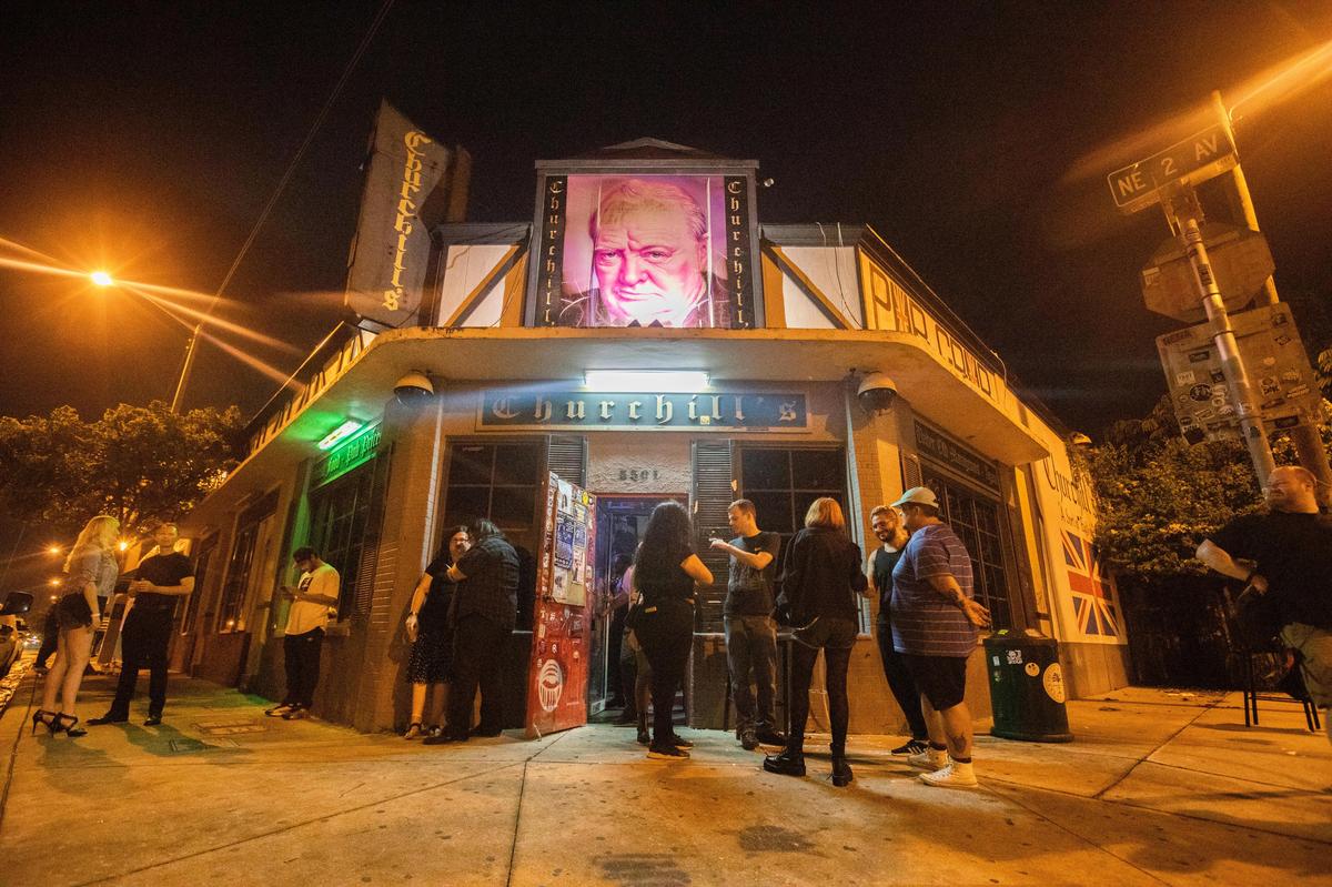 Churchill’s Pub in Little Haiti.