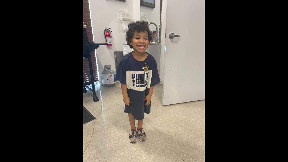 Broward Sheriff’s Office says deputies found this little boy, who calls himself Jayden, wandering near a West Park intersection.