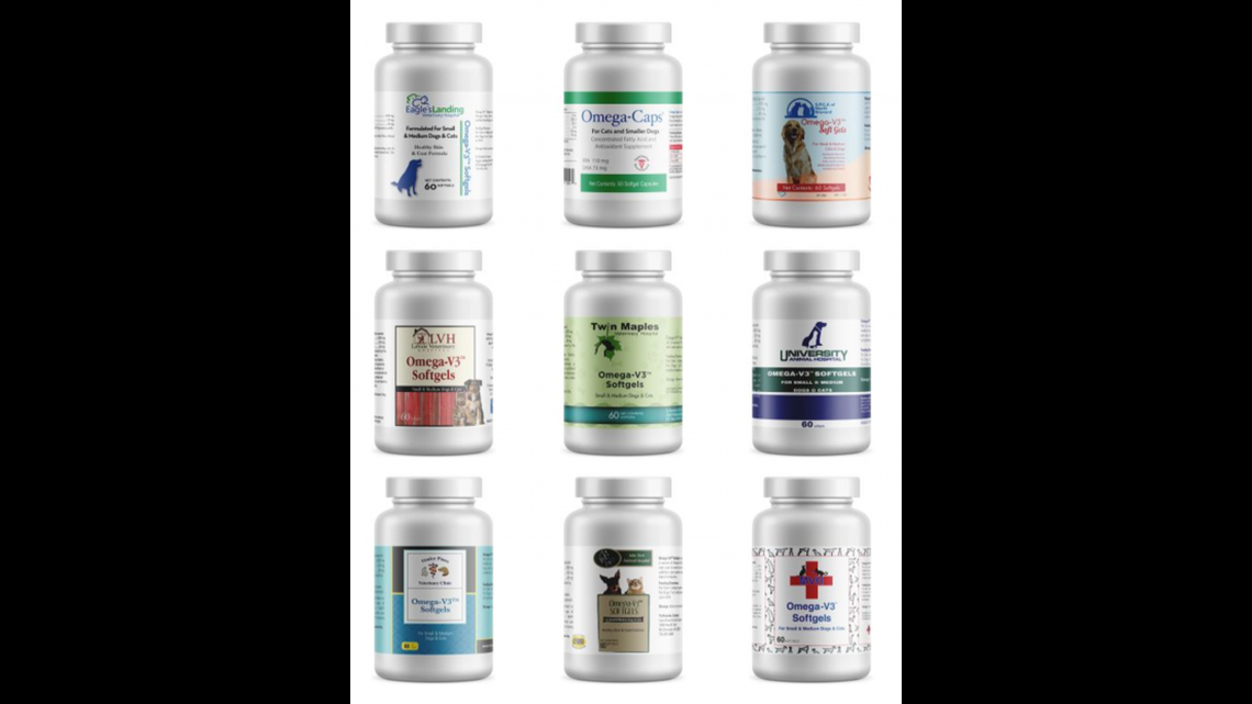 Recalled Stratford Care USA Omega-V3 softgels