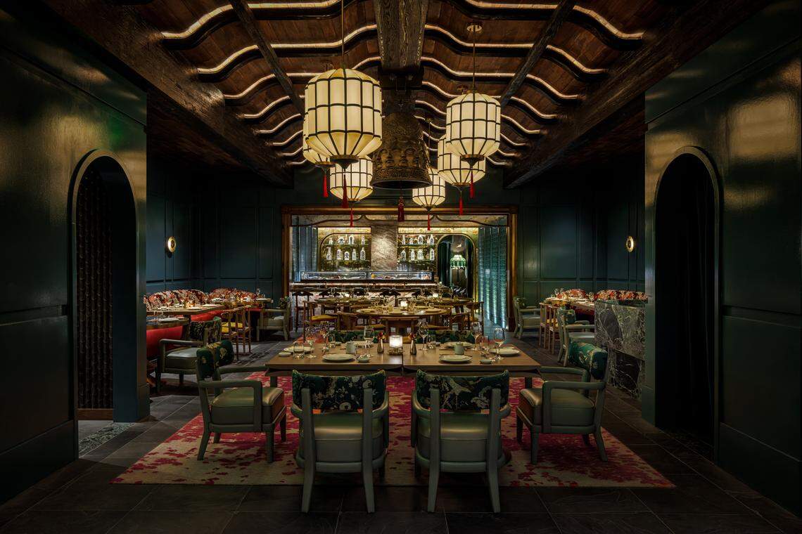 The dining room at Japón at The Setai.