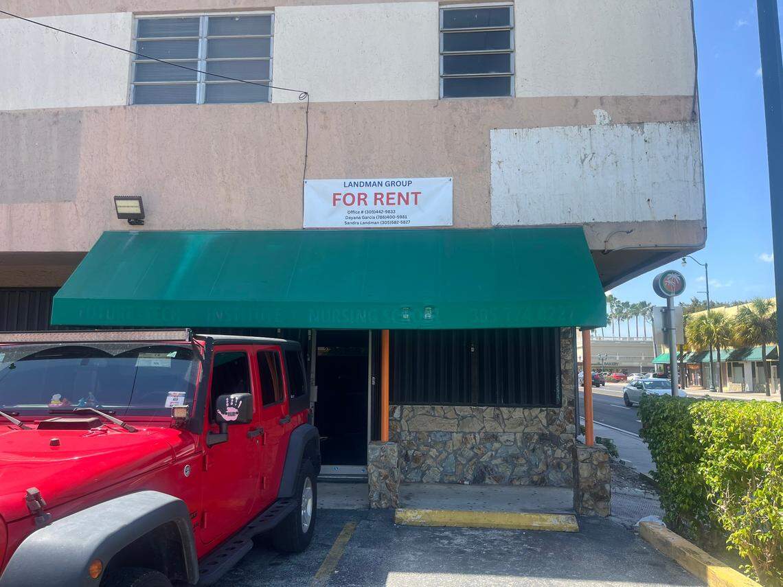 The site of defunct Future Tech, a defunct for-profit nursing school, is now up for lease again. Some students that trained there have struggled to obtain their licenses despite passing tests because of questions about the school’s accreditation.