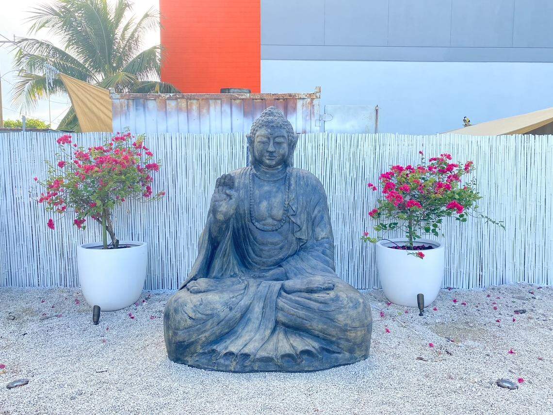 A tranquil spot at Tayrona Restaurant + Patio in Allapattah.