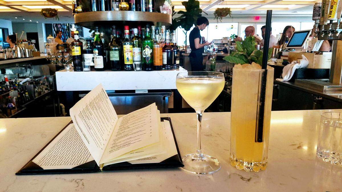 Miami Winters and a Pair a Dice Found are two of the drinks on the revamped Bar Politan cocktail menu.