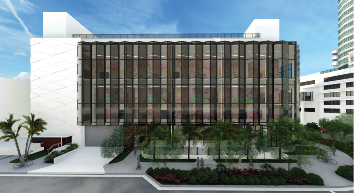 The Fontainebleau hired the Coral Gables-based architect firm Nichols Brosch Wurst Wolfe & Associates to design the project. Above: A rendering of the building submitted in the plans to the Miami Beach Historic Preservation Board.