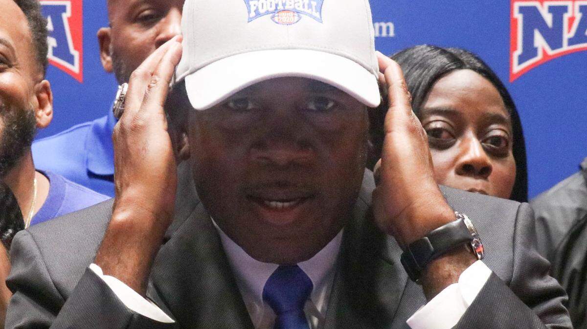 Florida Memorial University coach Tim ‘Ice’ Harris. Harris said he expects to play 10 games this fall, including five at Traz Powell.