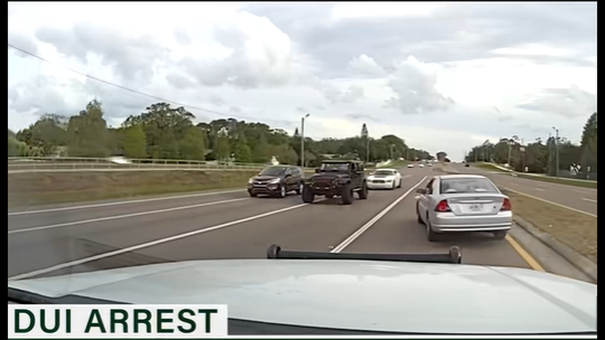 The 31-year-old driver was given medication for a possible overdose after being stopped by a deputy, according to an affidavit.