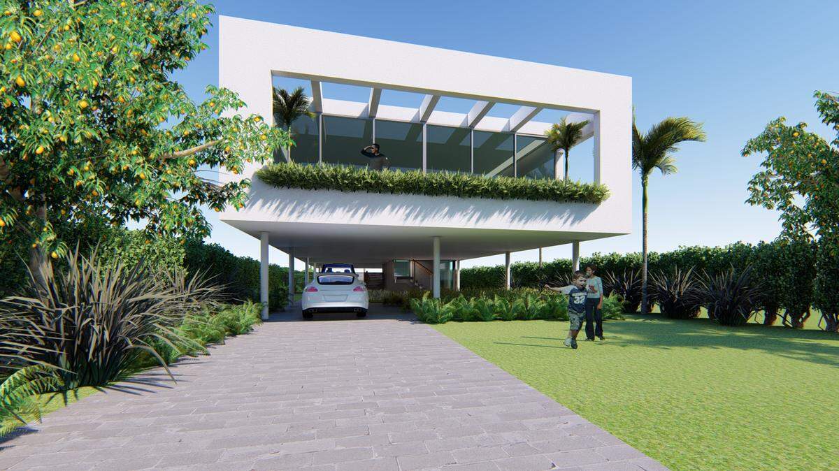 Jeff Morr, chairman of the Miami Master Brokers Forum, is overseeing the $600,000 construction of an approximately 2,500-square-foot home at 1441 Monroe St. A rendering of the home is shown above.