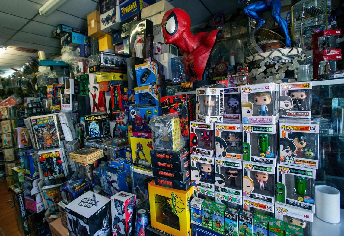 A&M Comics & Books, 6650 Bird Road in Miami, sells toys, vintage collectibles and action figures in addition to comic books.