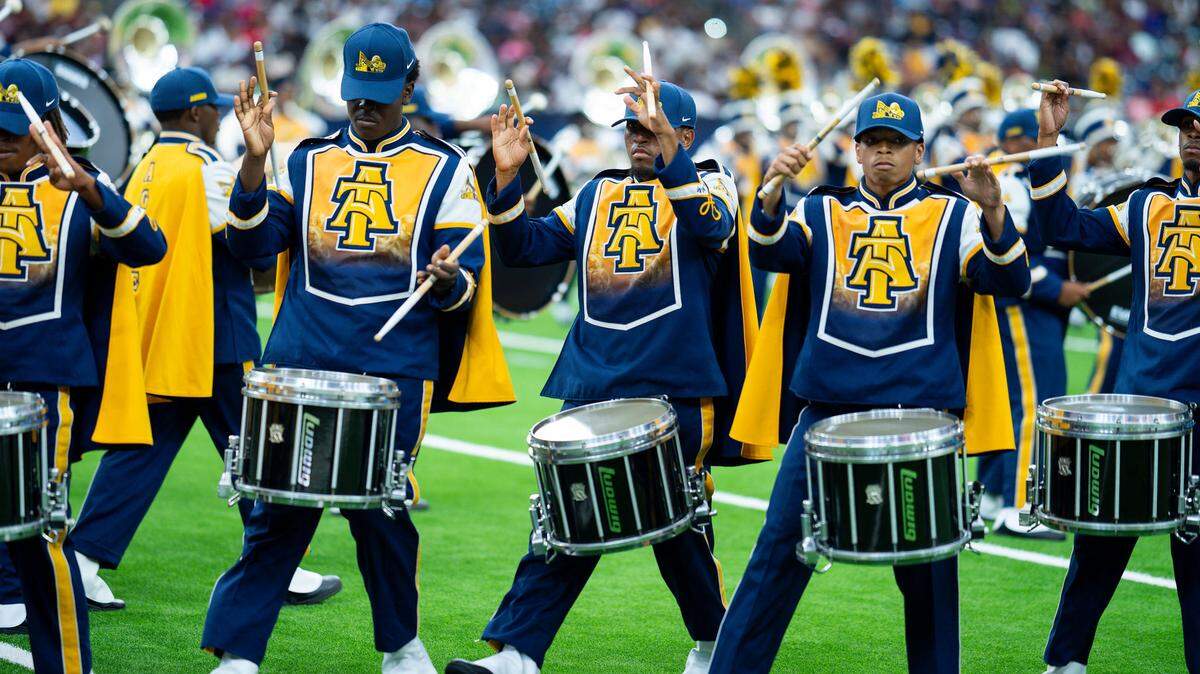 North Carolina A&T University’s The Blue and Gold Marching Machine will perform at the 2025 Pepsi National Battle of the Bands in Palm beach during Martin Luther King Jr. Weekend.