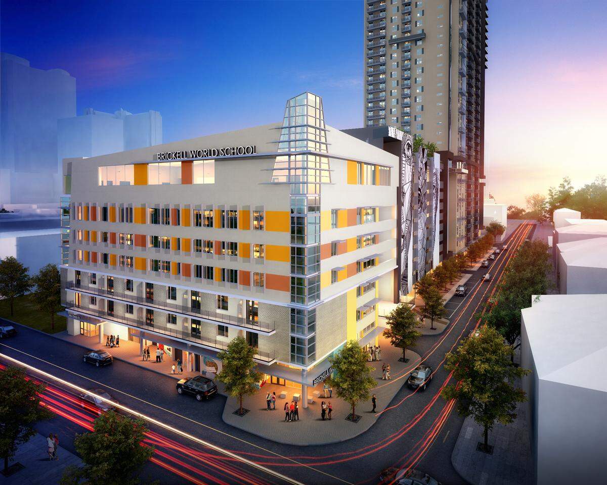 The Southside K-8 Center has been under construction since late last year at 945 SW Third Ave. and will be completed in early 2023. The center is pictured in this rendering.